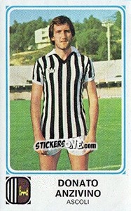 Sticker Donato Anzivino - Calciatori 1978-1979 - Panini