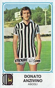 Sticker Donato Anzivino - Calciatori 1978-1979 n. 5 - Panini