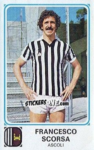Cromo Francesco Scorsa - Calciatori 1978-1979 - Panini
