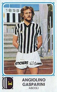 Sticker Angiolino Gasparini - Calciatori 1978-1979 - Panini