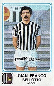 Sticker Gian Franco Bellotto - Calciatori 1978-1979 - Panini