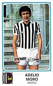 Sticker Adelio Moro - Calciatori 1978-1979 n. 10 - Panini