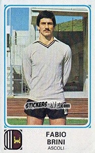Sticker Fabio Brini - Calciatori 1978-1979 - Panini