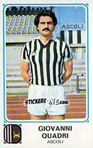 Cromo Giovanni Quadri - Calciatori 1978-1979 - Panini