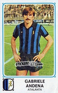 Sticker Gabriele Andena - Calciatori 1978-1979 n. 25 - Panini