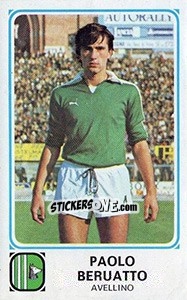 Cromo Paolo Beruatto - Calciatori 1978-1979 - Panini