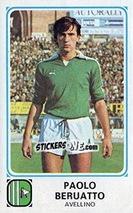 Sticker Paolo Beruatto - Calciatori 1978-1979 n. 51 - Panini