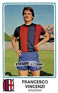 Figurina Francesco Vincenzi - Calciatori 1978-1979 - Panini