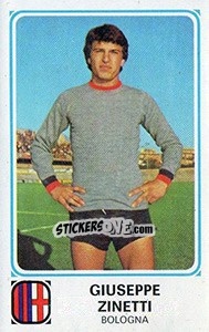 Sticker Giuseppe Zinetti - Calciatori 1978-1979 n. 68 - Panini