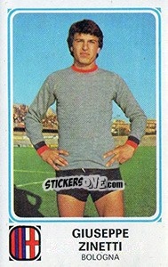 Figurina Giuseppe Zinetti - Calciatori 1978-1979 - Panini