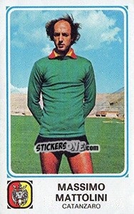 Figurina Massimo Mattolini - Calciatori 1978-1979 - Panini