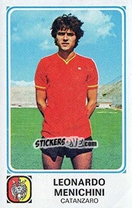 Sticker Leonardo Menichini - Calciatori 1978-1979 n. 79 - Panini