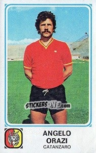 Sticker Angelo Orazi - Calciatori 1978-1979 n. 81 - Panini