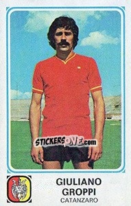 Sticker Giuliano Groppi - Calciatori 1978-1979 n. 87 - Panini