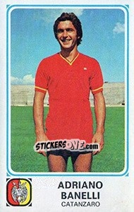 Sticker Adriano Banelli - Calciatori 1978-1979 - Panini