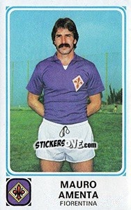 Figurina Mauro Amenta - Calciatori 1978-1979 - Panini