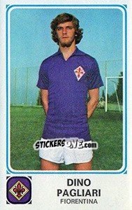 Sticker Dino Pagliari - Calciatori 1978-1979 n. 107 - Panini