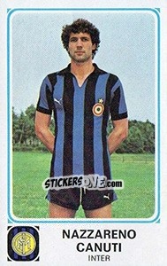 Sticker Nazzareno Canuti - Calciatori 1978-1979 - Panini