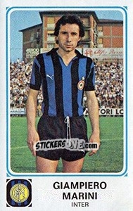 Sticker Giampiero Marini - Calciatori 1978-1979 n. 117 - Panini