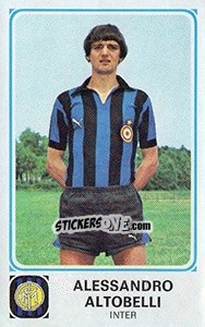 Sticker Alessandro Altobelli - Calciatori 1978-1979 n. 120 - Panini