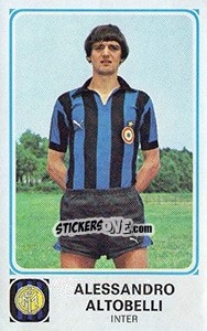 Figurina Alessandro Altobelli - Calciatori 1978-1979 - Panini