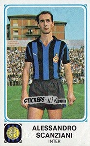 Figurina Alessandro Scanziani - Calciatori 1978-1979 - Panini