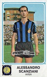 Sticker Alessandro Scanziani - Calciatori 1978-1979 n. 125 - Panini