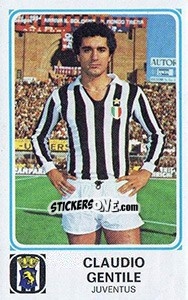 Cromo Claudio Gentile - Calciatori 1978-1979 - Panini