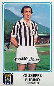 Sticker Giuseppe Furino - Calciatori 1978-1979 n. 134 - Panini