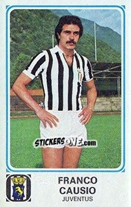 Sticker Franco Causio - Calciatori 1978-1979 n. 137 - Panini