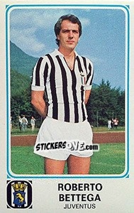 Sticker Roberto Bettega - Calciatori 1978-1979 n. 139 - Panini