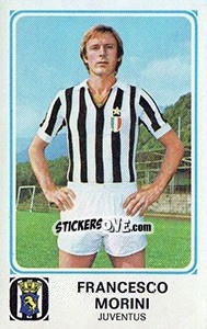 Sticker Francesco Morini - Calciatori 1978-1979 - Panini
