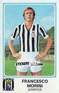 Sticker Francesco Morini - Calciatori 1978-1979 n. 141 - Panini