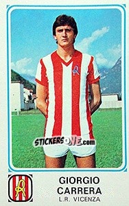 Figurina Giorgio Carrera - Calciatori 1978-1979 - Panini