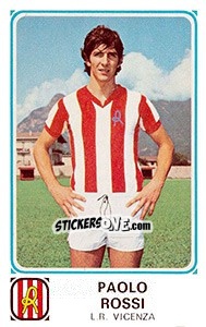 Sticker Paolo Rossi - Calciatori 1978-1979 - Panini