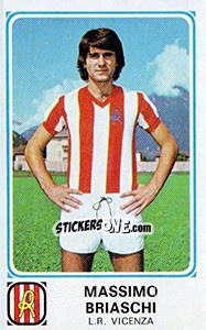 Figurina Massimo Briaschi - Calciatori 1978-1979 - Panini