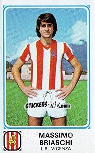 Sticker Massimo Briaschi - Calciatori 1978-1979 n. 157 - Panini