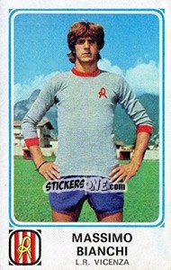 Sticker Massimo Bianchi - Calciatori 1978-1979 n. 158 - Panini