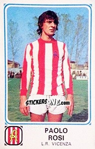 Sticker Paolo Rosi - Calciatori 1978-1979 n. 161 - Panini