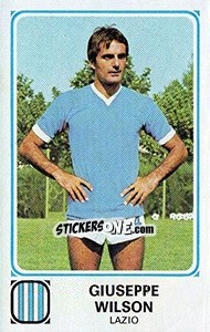 Sticker Giuseppe Wilson - Calciatori 1978-1979 n. 168 - Panini