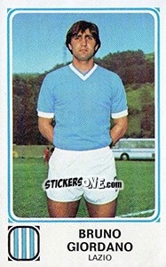 Sticker Bruno Giordano - Calciatori 1978-1979 n. 174 - Panini