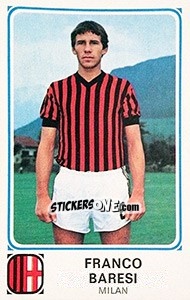 Sticker Franco Baresi - Calciatori 1978-1979 n. 186 - Panini