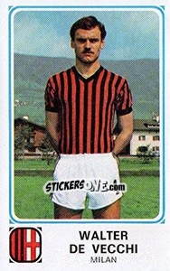 Sticker Walter De Vecchi - Calciatori 1978-1979 n. 188 - Panini