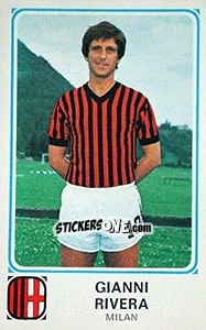Sticker Gianni Rivera - Calciatori 1978-1979 - Panini