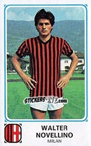 Sticker Walter Novellino - Calciatori 1978-1979 - Panini
