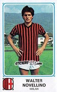 Sticker Walter Novellino - Calciatori 1978-1979 n. 192 - Panini