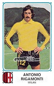 Cromo Antonio Rigamonti - Calciatori 1978-1979 - Panini