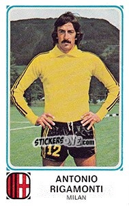 Sticker Antonio Rigamonti - Calciatori 1978-1979 n. 194 - Panini