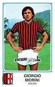 Figurina Giorgio Morini - Calciatori 1978-1979 - Panini