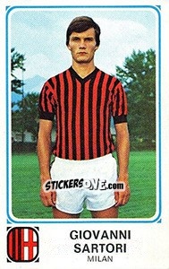 Sticker Giovanni Sartori - Calciatori 1978-1979 n. 198 - Panini